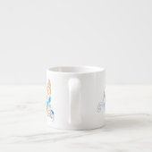 Tasse Expresso Papillon Abstrait (Dos)