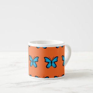 Tasse Expresso Papillon Bleu