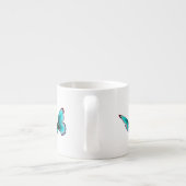 Tasse Expresso Papillon turquoise (Dos)