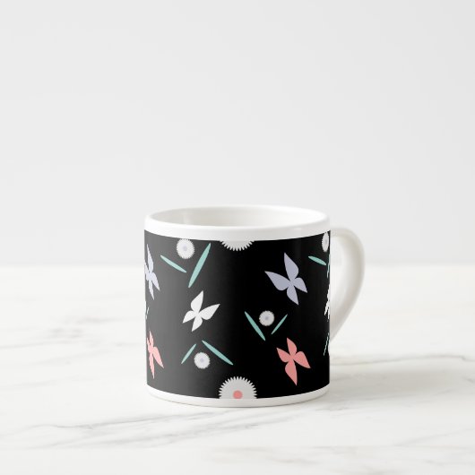 Tasse Expresso Papillons (Devant droit)