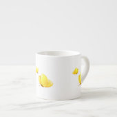Tasse Expresso Papillons jaunes simples (Devant droit)