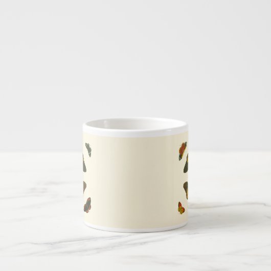 Tasse Expresso Papillons lumineux par Pieter Cramer (Devant)
