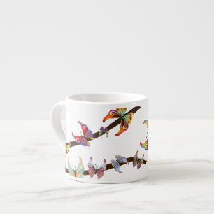 Tasse Expresso Papillons sur une branche