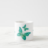Tasse Expresso Papillons verts (Devant)