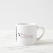 Tasse Expresso Pâques - un certain lapin vous aime - border (Droite)