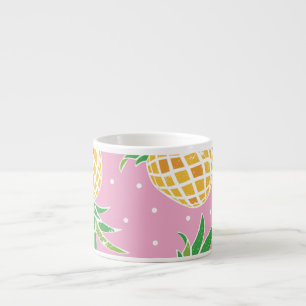 Tasse Expresso Paradis de l'ananas : Motif tropical
