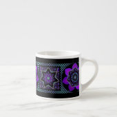 Tasse Expresso Parapluie violet & coeurs .7 (Droite)