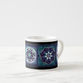 Tasse Expresso Parapluie violet & coeurs .7 (Devant droit)