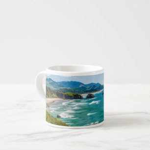 Tasse Expresso Parc d'État Ecola, Oregon. Panorama de Crescent