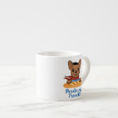 Tasse Expresso Pardon My Frenchie - Funny French Bulldog (Devant droit)