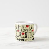 Tasse Expresso Paris (Devant droit)