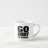Tasse Expresso Pars, je suis lecture drôle (Droite)