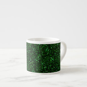 Tasse Expresso Parties scintillant verte foncée Emerald Spring