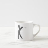 Tasse Expresso Partouzeur de golf personnalisable (Droite)