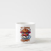 Tasse Expresso Pas de café beaucoup grincheux  (Devant)