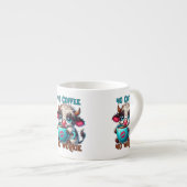 Tasse Expresso Pas de café, pas de travail (Devant droit)