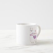Tasse Expresso Pas de problème Llama Funny (Devant droit)