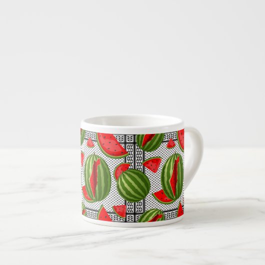 Tasse Expresso Pastèque Palestine - Slice (Devant droit)