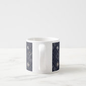 Tasse Expresso Patchwork bleu (Dos)