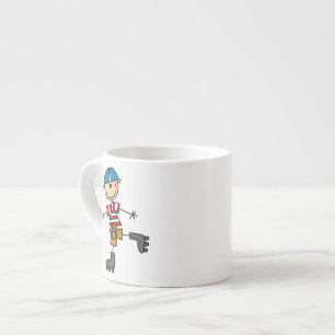 Tasse Expresso Patineuse à roulettes en bâtonnets