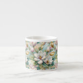 Tasse Expresso Pattern Elegant Magnolias (Devant)