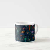 Tasse Expresso Paul Klee Fish Magic Peinture Abstraite Art graphi (Devant droit)