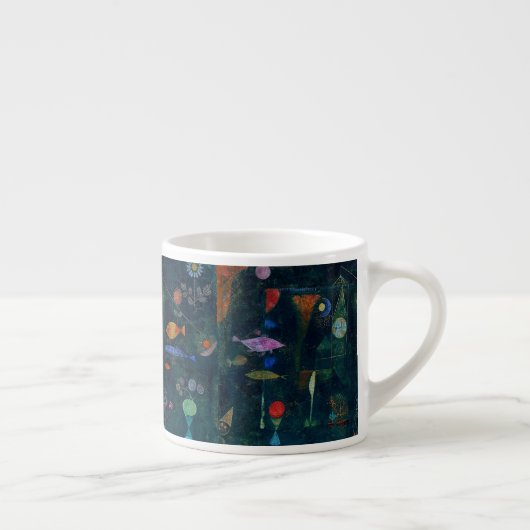 Tasse Expresso Paul Klee Fish Magic Peinture Abstraite Art graphi (Droite)