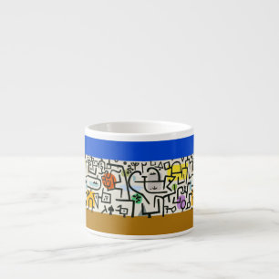 Tasse Expresso Paul Klee Rich Harbor Expressionnisme abstrait