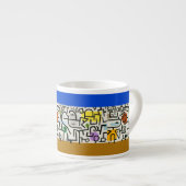 Tasse Expresso Paul Klee Rich Harbor Expressionnisme abstrait (Devant droit)