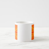 Tasse Expresso Pavillon britannique Orange Union Jack (Devant)