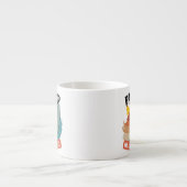 Tasse Expresso Pavlov Il Bague Une Cloche - Chien de Pavlov (Devant)