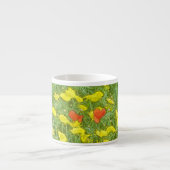 Tasse Expresso Pavot aquarelle (Devant)