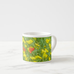 Tasse Expresso Pavot aquarelle