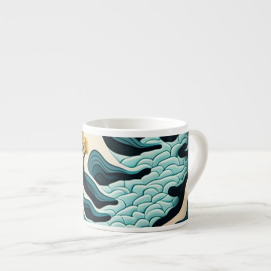 Tasse Expresso Paysage moderne (Devant droit)