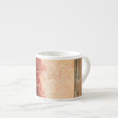 Tasse Expresso Paysage rouge Abstrait (Devant droit)