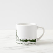 Tasse Expresso Paysage rural maison de ferme de style coupe (Droite)