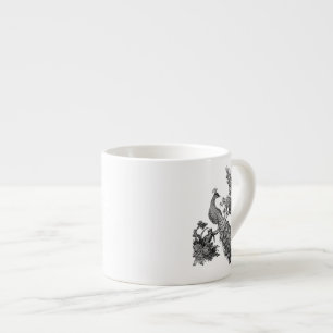 Tasse Expresso Peacock vintage sur les T-shirts et cadeaux de suc