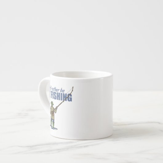 Tasse Expresso Pêche à la mouche dans les échassiers (Devant gauche)