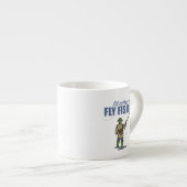 Tasse Expresso Pêche à la mouche dans les échassiers (Devant droit)
