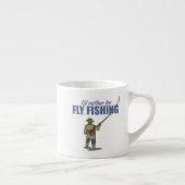 Tasse Expresso Pêche à la mouche dans les échassiers (Droite)