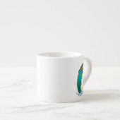 Tasse Expresso Pêche à la truite psychédélique (Devant droit)