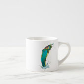 Tasse Expresso Pêche à la truite psychédélique (Droite)