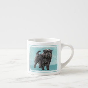 Tasse Expresso Peinture Affenpinscher - Joli art original chien