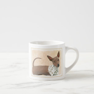 Tasse Expresso Peinture américaine sans poil Terrier - Chien Art