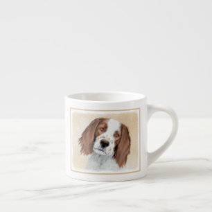 Tasse Expresso Peinture en Setter rouge et blanc irlandais - Art
