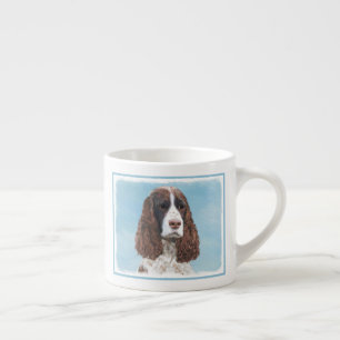 Tasse Expresso Peinture espagnole Springer anglaise Peinture orig