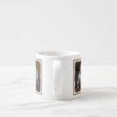 Tasse Expresso Peinture Keeshond Playtime - Jolie art original ch (Dos)