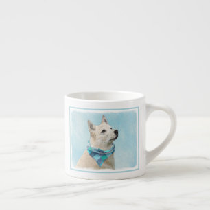 Tasse Expresso Peinture norvégienne Buhund - jolie art original c