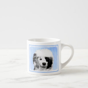 Tasse Expresso Peinture Portugaise de Chien d'Eau - Art original
