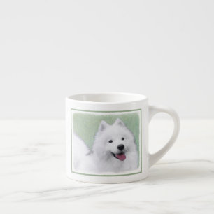 Tasse Expresso Peinture Samoyed - Cute Original Chien Art